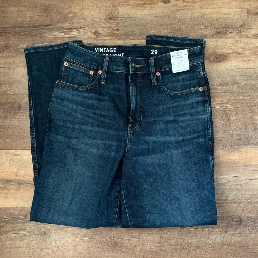 J. Crew Curvy Vintage Slim Jeans